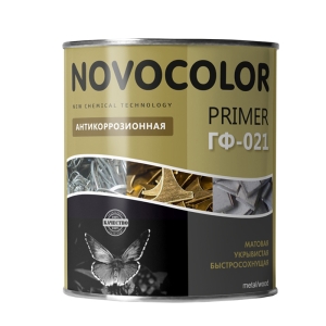 Грунтовка ГФ-021 серая Новоколор 25кг