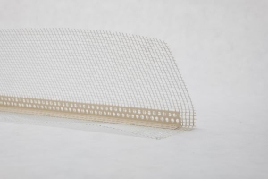 Уголок ПВХ с сеткой фасадный 10х15 Баутекс