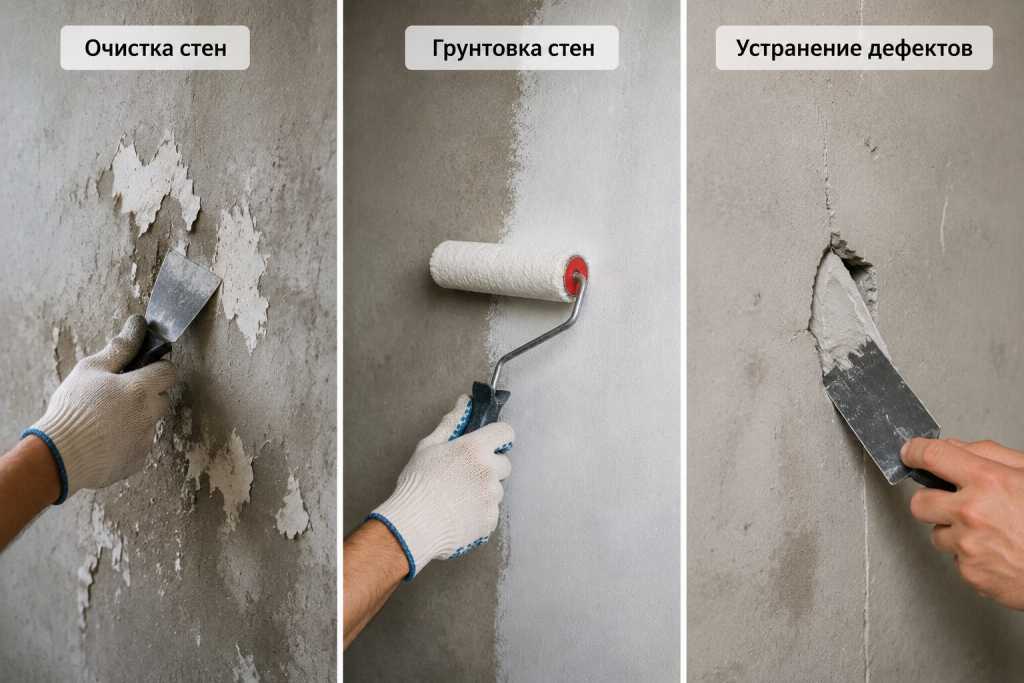 Как подготовить стены перед выравниванием очистка, грунтовка и устранение дефектов.jpg