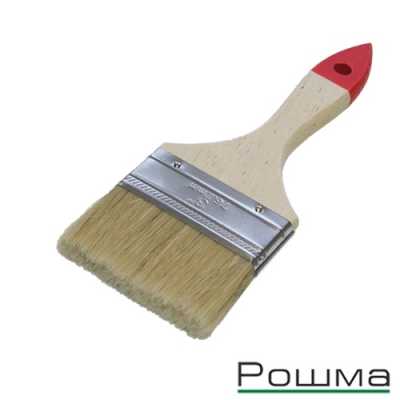 Кисть плоская РОШМА СТАНДАРТ 3,0 / 75мм, натуральный ворс Кисть плоская РОШМА СТАНДАРТ 3,0 / 75мм, натуральный ворс
