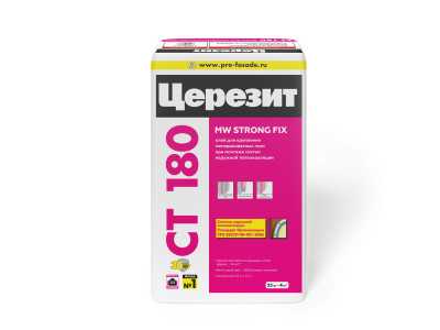 Клей для минеральной ваты Церезит CT 180, 25 кг