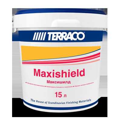 Краска фасадная акриловая Terraco Maxishield Medium белая 15 л