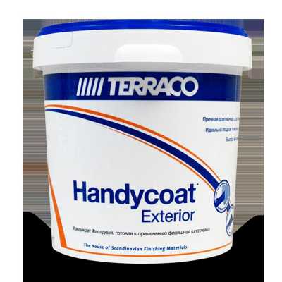Шпаклевка готовая финишная Terraco Handycoat Exterior, 25 кг Шпаклевка готовая финишная Terraco Handycoat Exterior, 25 кг
