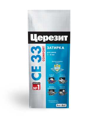 Затирка Церезит CE 33 розовая, 2 кг Затирка Церезит CE 33 розовая, 2 кг