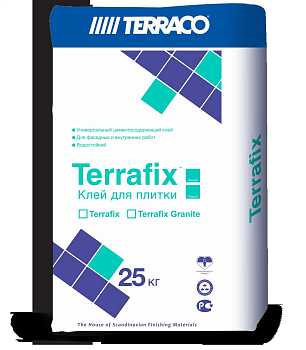 Клей водостойк.Terrafix White (Белый) 25 кг